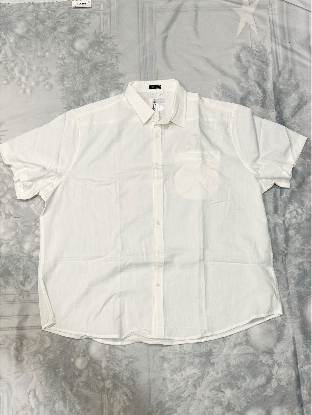 Mens Button Down Shirt Short Sleeve Casual Stylish Cotton Shirts Linen Textured